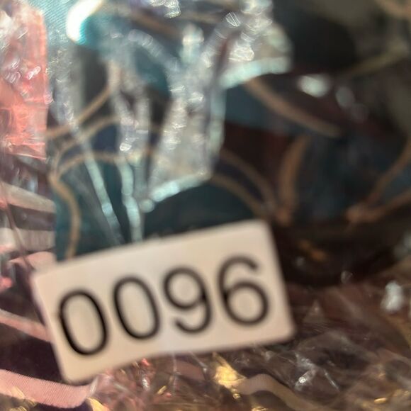 Julia Jordan Dress 16 Teal Floral Midi Puff Sleeve Slit Hem Nordstrom $1… - Picture 10 of 10